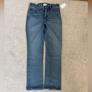 Good American Blue Straight Leg Jeans